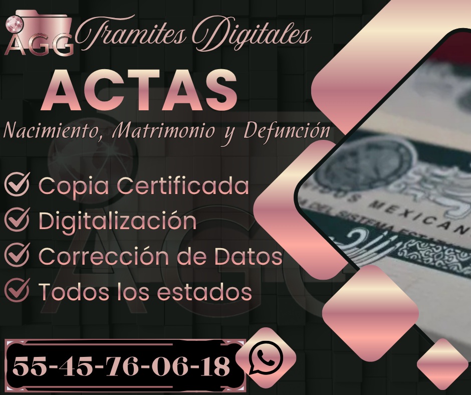 Actas y CURP